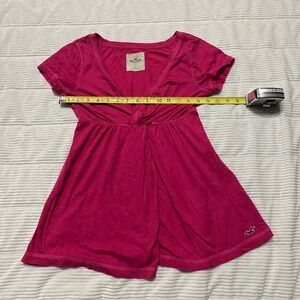 Pink Hollister shirt size medium